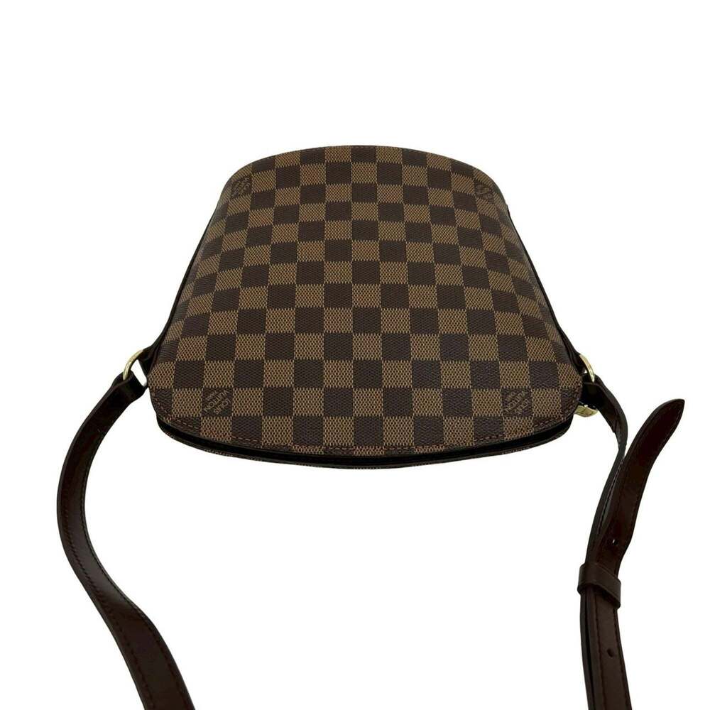 LOUIS VUITTON Brown Damier Leather Shoulder Bag - Picture 4 of 10